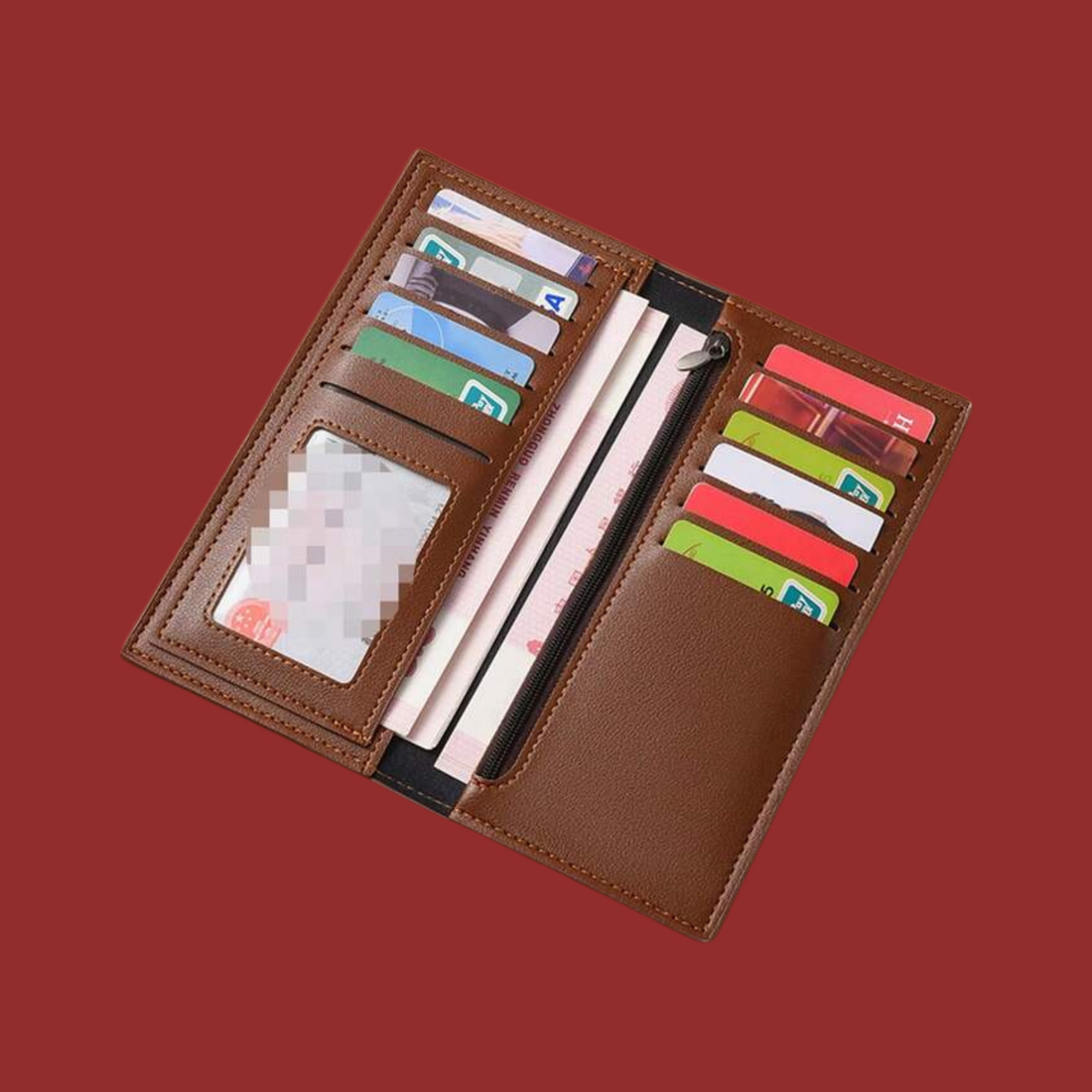 Dual-Tone Luxe Wallet