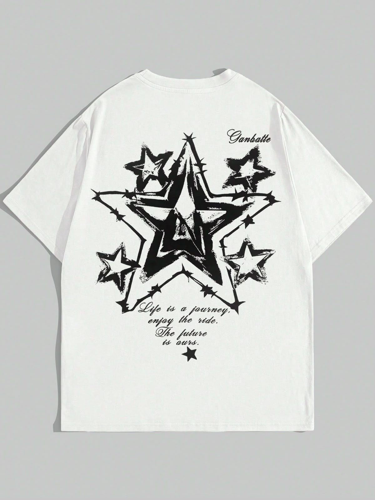 distressed star graphic T-Shirt