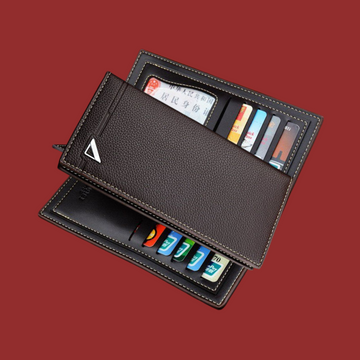 Premium Long Leather Wallet